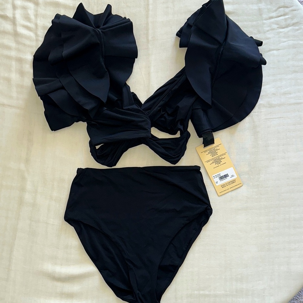 MAYGEL CORONEL Kai two pieces swimsuit black - Picture 6 of 10